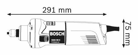 Bosch GGS 28 C Rechte slijpmachine  - 0601220000
