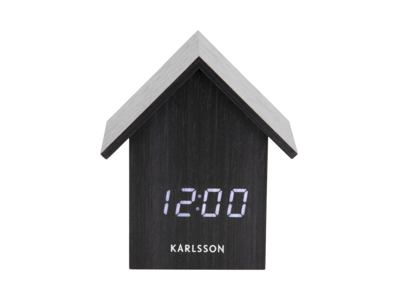 Alarm Clock House LED KA5932BK Black