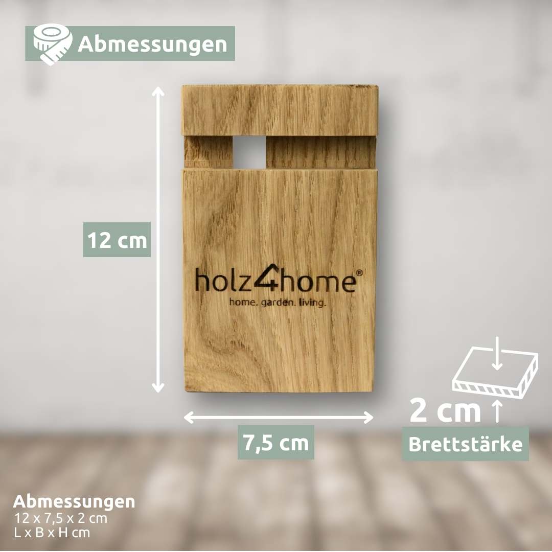 holz4home® Handyhalter aus Holz