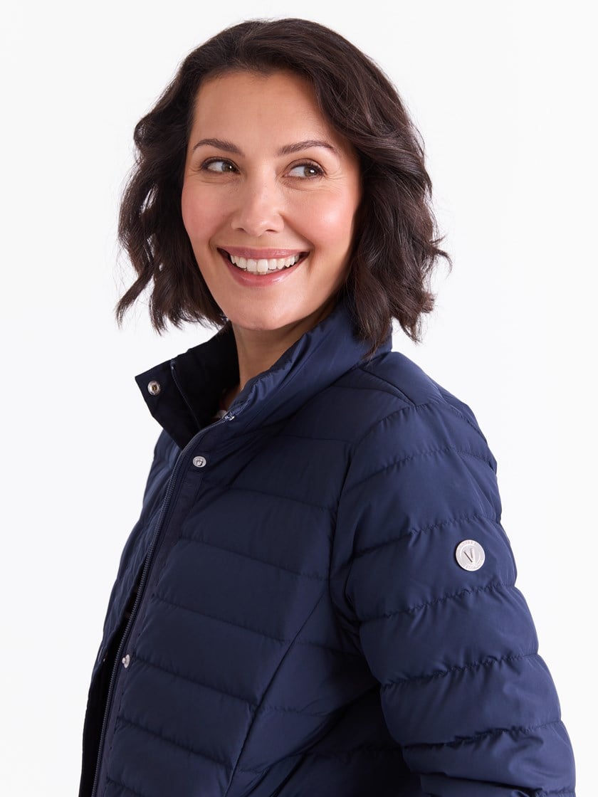 Carmen dunjakke Navy Blazer