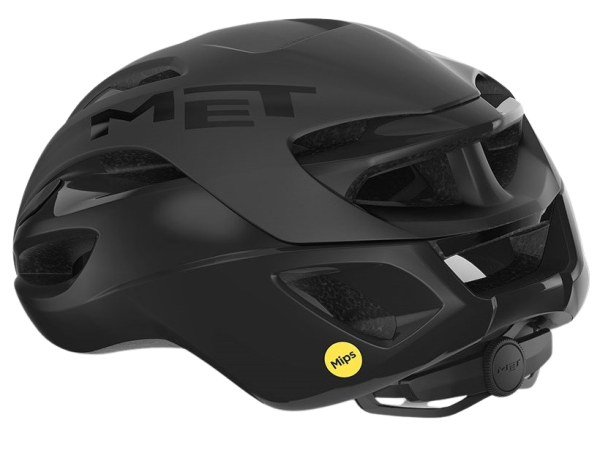 MET Road Rivale Mips Cykelhjelm, Black/Matt Glossy