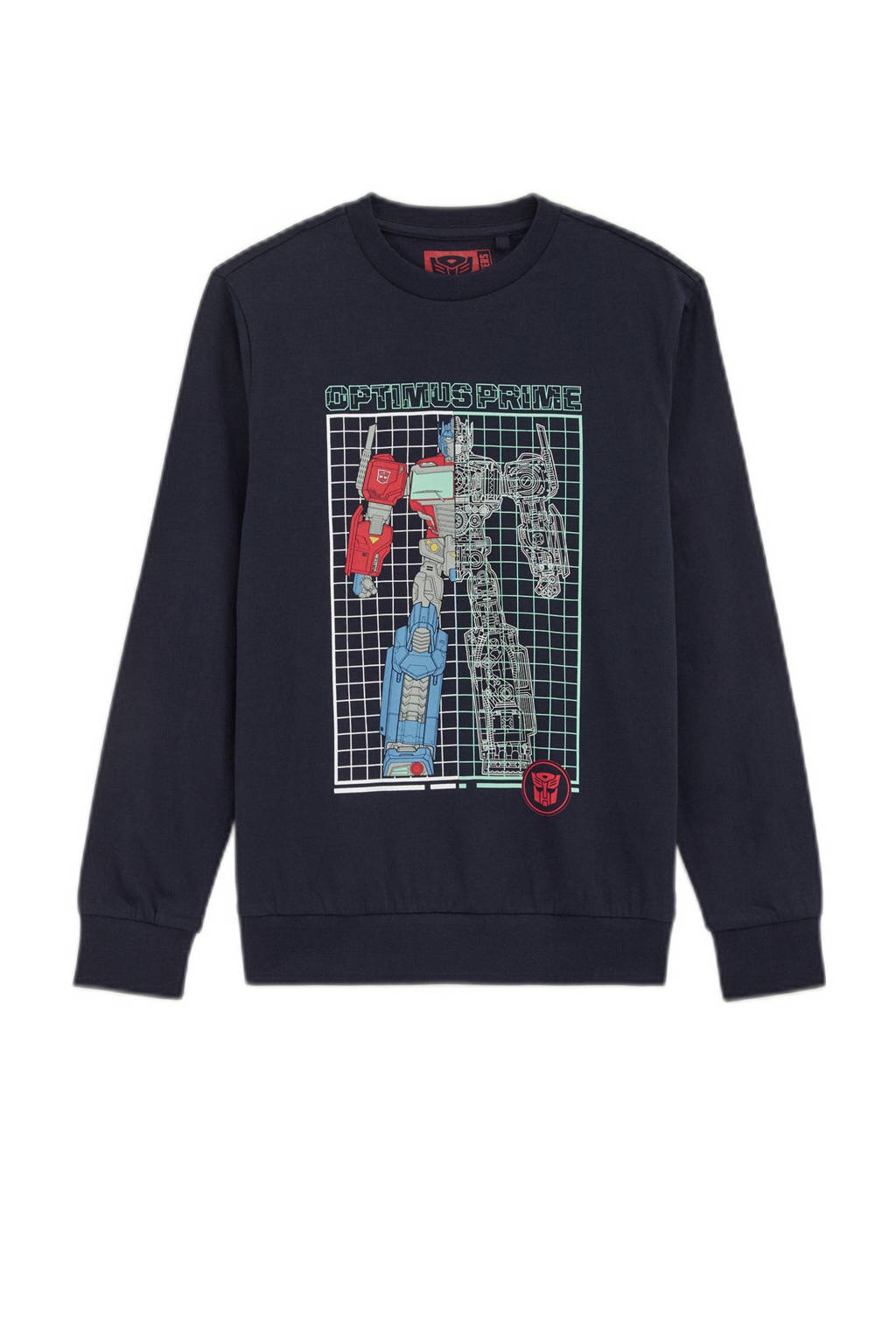 WE Fashion sweater donkerblauw