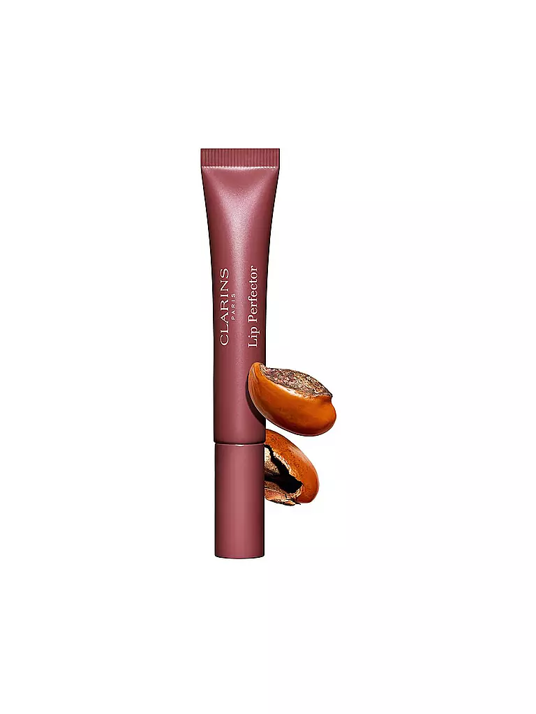 CLARINS Lippenstift - Natural Lip Perfector ( 25 Mulberry Glow )  dunkelrot