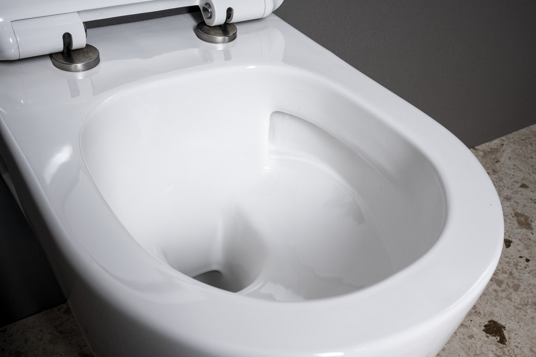 Bruckner Luna randloos hangend toilet met tornado flush wit glans