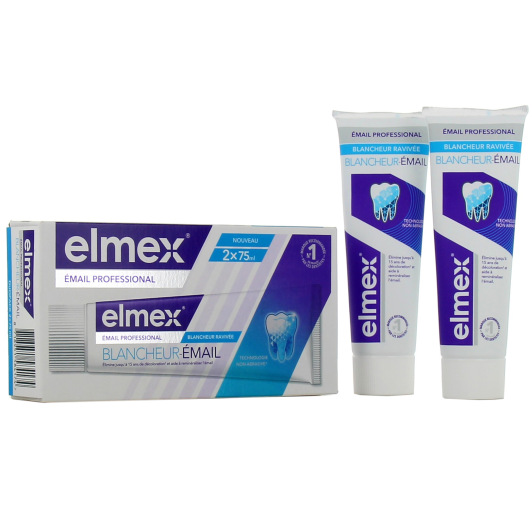 Elmex dentifrice blancheur émail - Dents blanches et saines