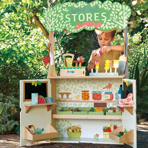 Tender leaf toys poppenkast en winkeltje