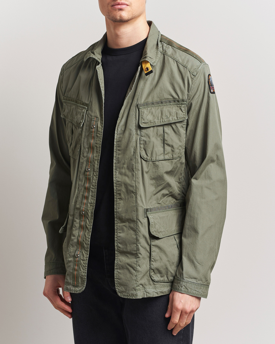 Parajumpers Oswin Havana Cloth Shirt Jacket Thyme Green