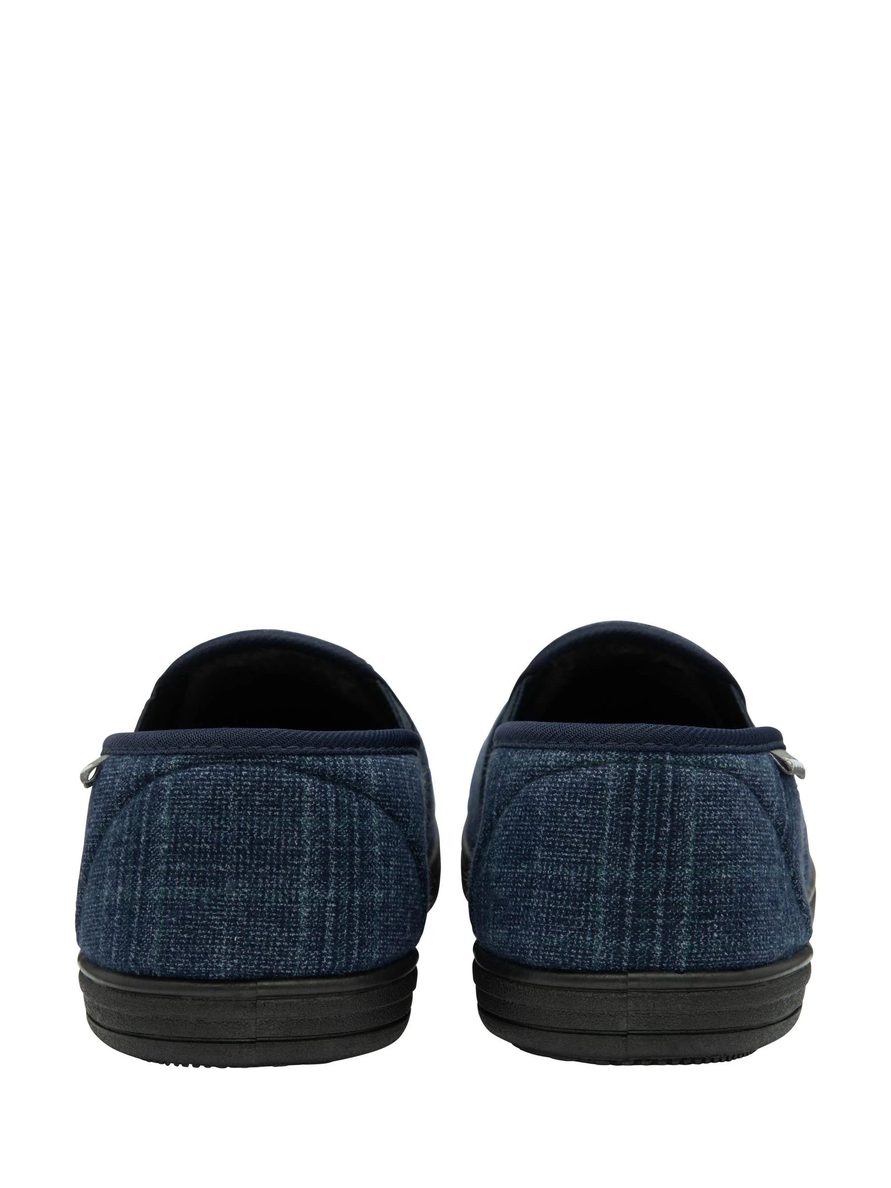 Blauw - Dunlop pantoffels met twee inzetstukken voor heren