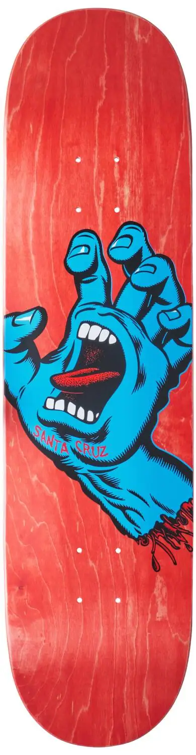 Santa Cruz Screaming Hand Skateboard Deck | SkatePro