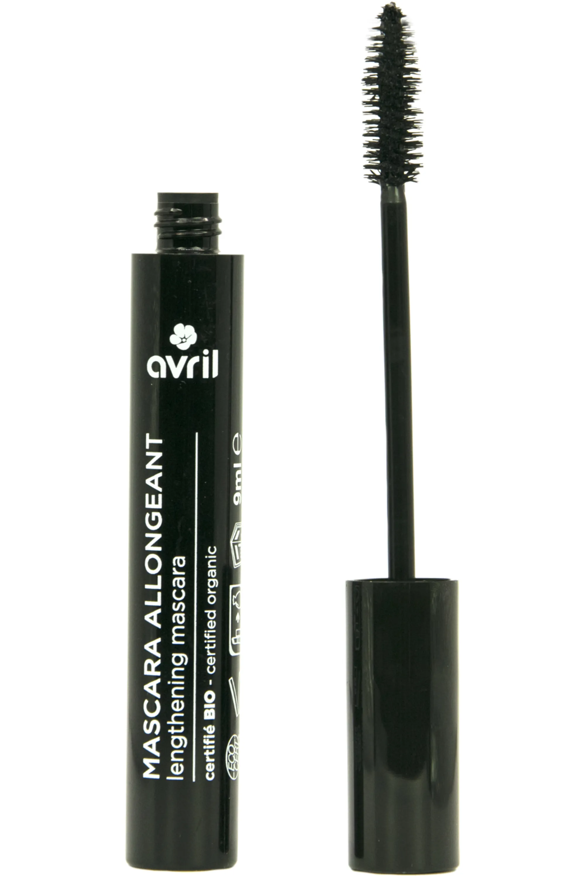 Avril Mascara allongeant marron bio-9 ml