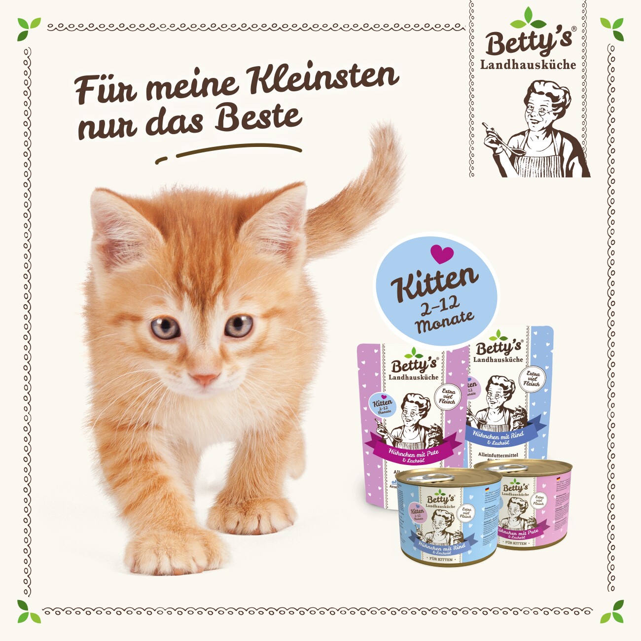 Betty's Landhausküche Kitten 6x200 g