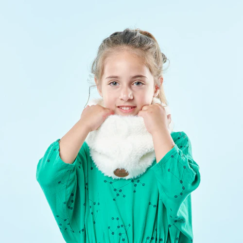 Citronnade Blanc Cassé - Snood Polaire Blanc cassé