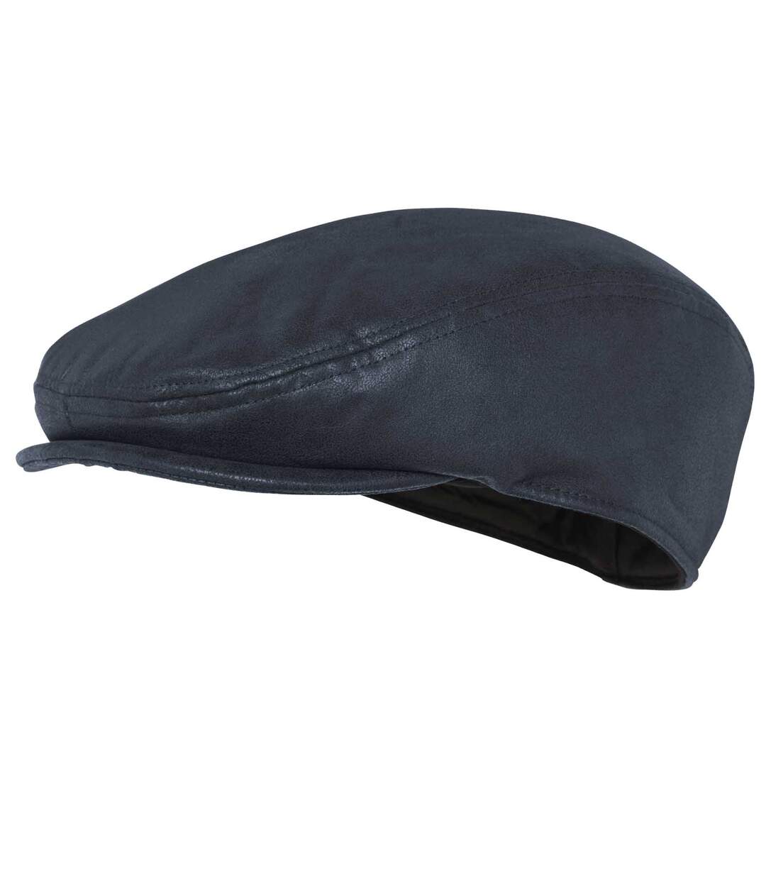 Casquette Plate en Suédine