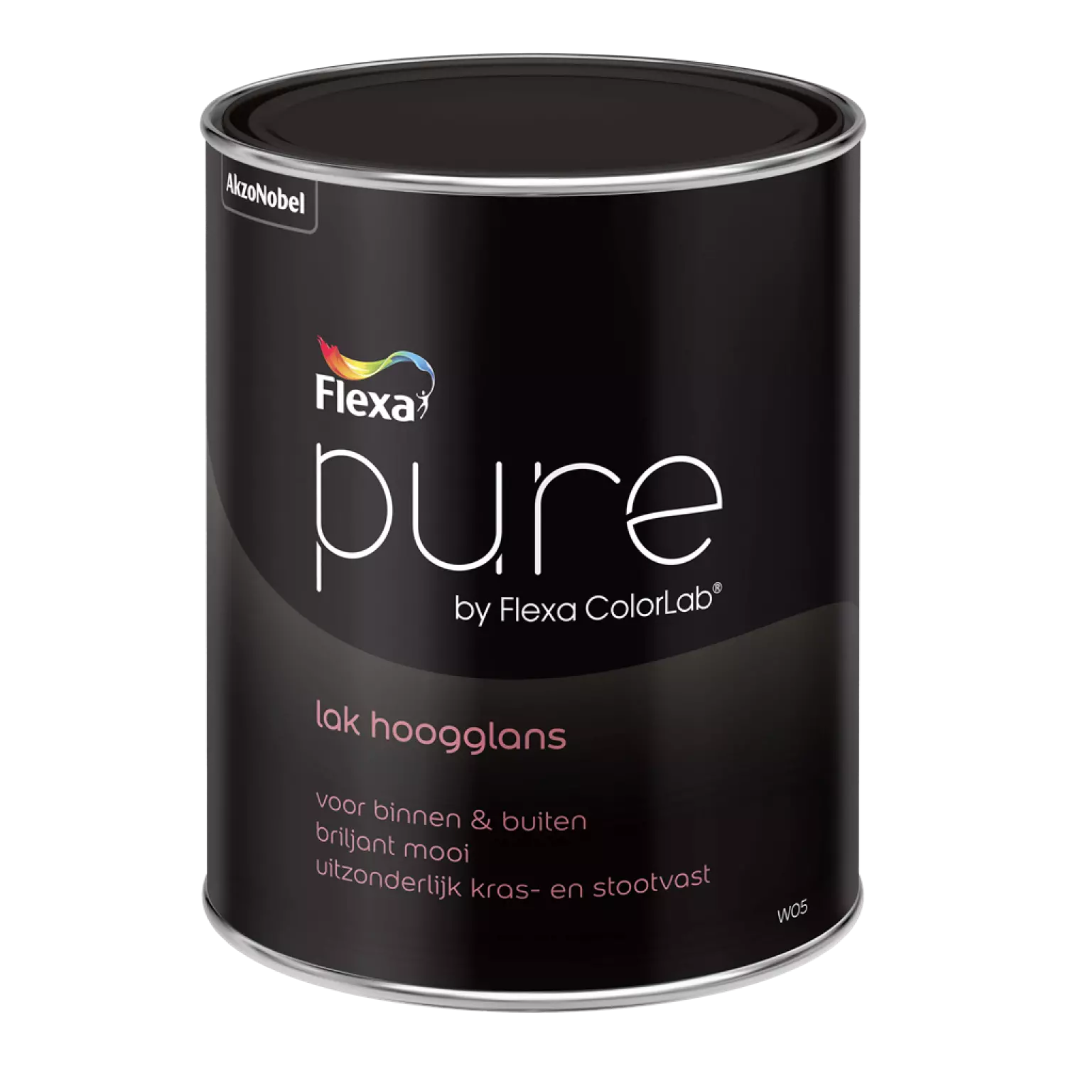Flexa Pure Lak Hoogglans - op kleur gemengd - 1L