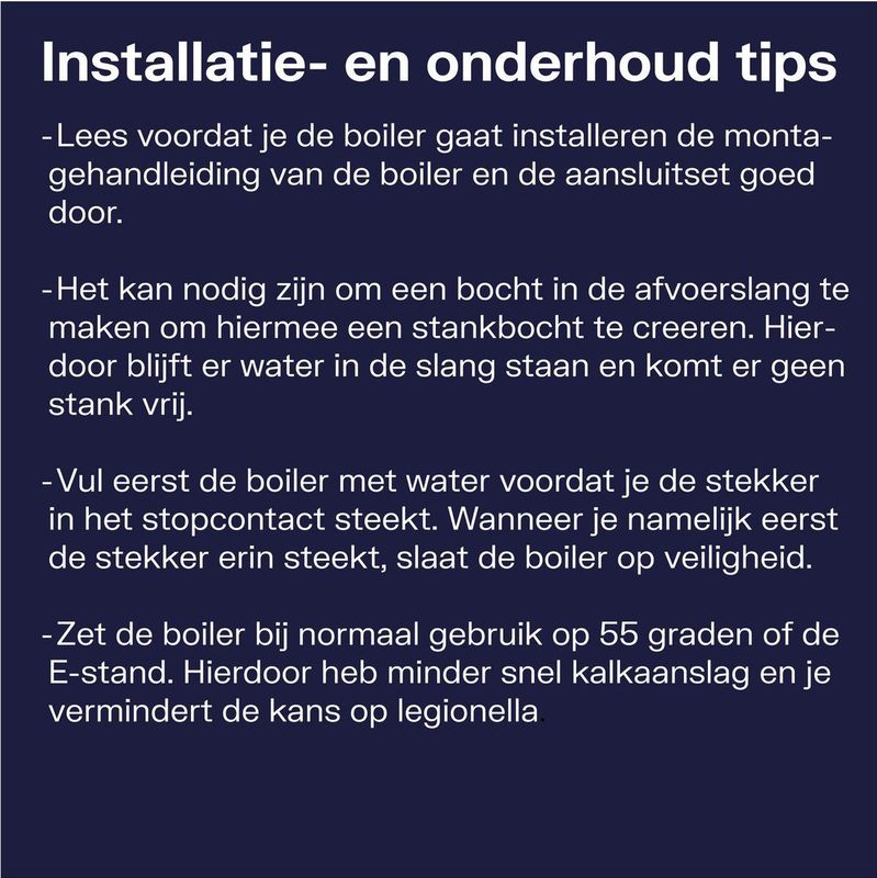 Plieger - Boiler - 15 Liter - Koperen Ketel - 2000 Watt - Energiebesparend