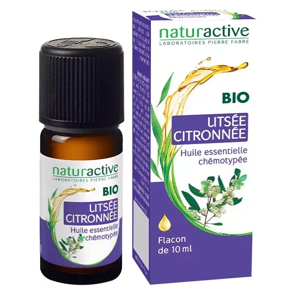 Óleo Essencial de Litsea Cubeba Orgânico Naturaactive 10ml