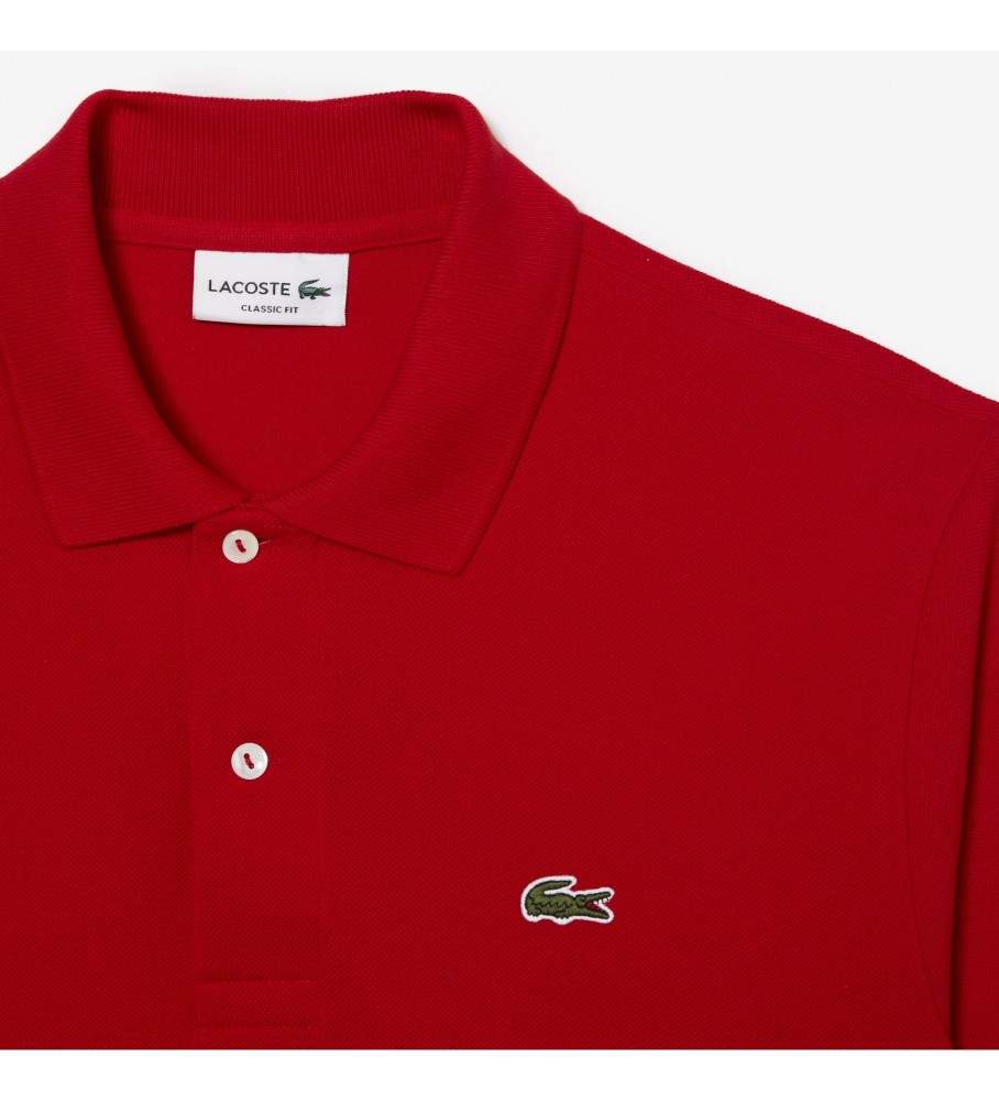 Lacoste Polo Classic Fit tamanho G 12.12 vermelha