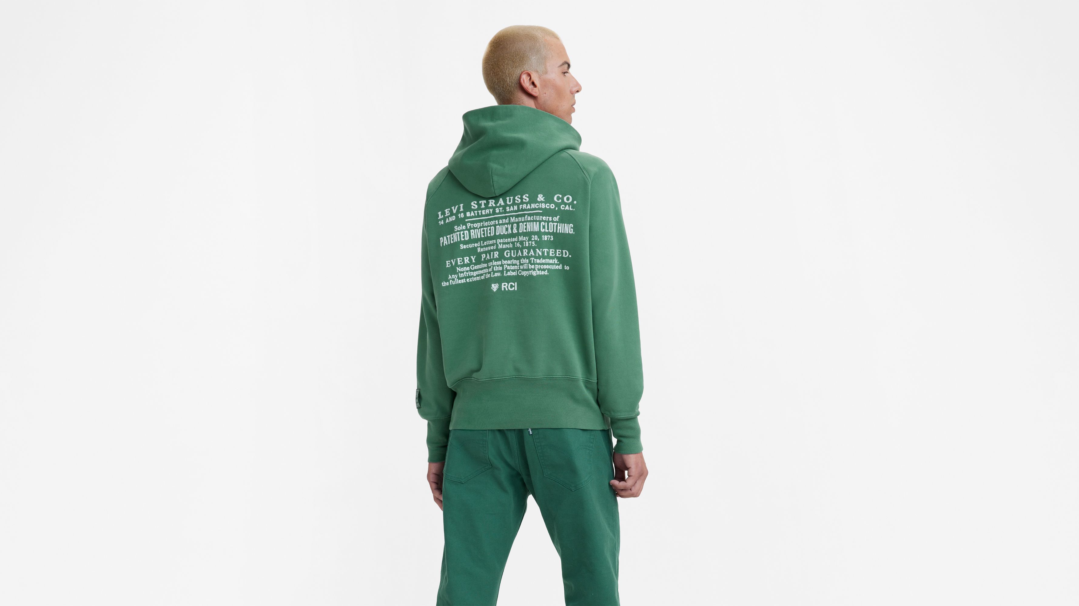 Sweat à capuche graphique Homme Levi's® x Reese Cooper® - Green - Vert