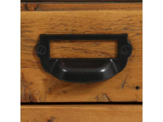 Meuble de rangement 2 tiroirs Bois-MDF Marron - Manufacture Interior's