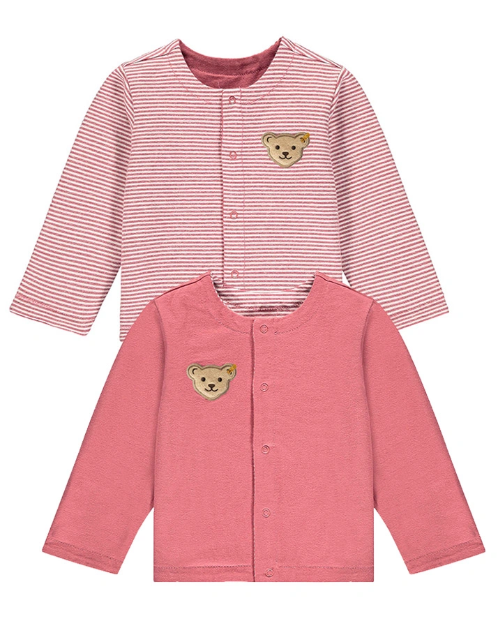 Wende-Sweatjacke BASIC LINE in beere