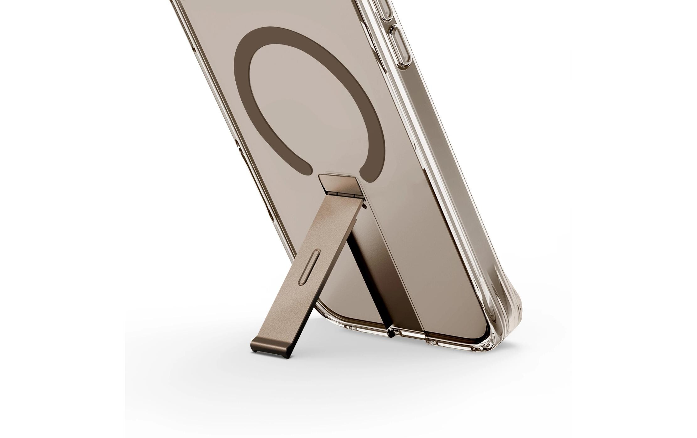Back Cover Eleva Hybrid iPhone 16 Pro TaupeMagSafe-kompatible Schutzhülle für das Apple iPhone 16 Pro