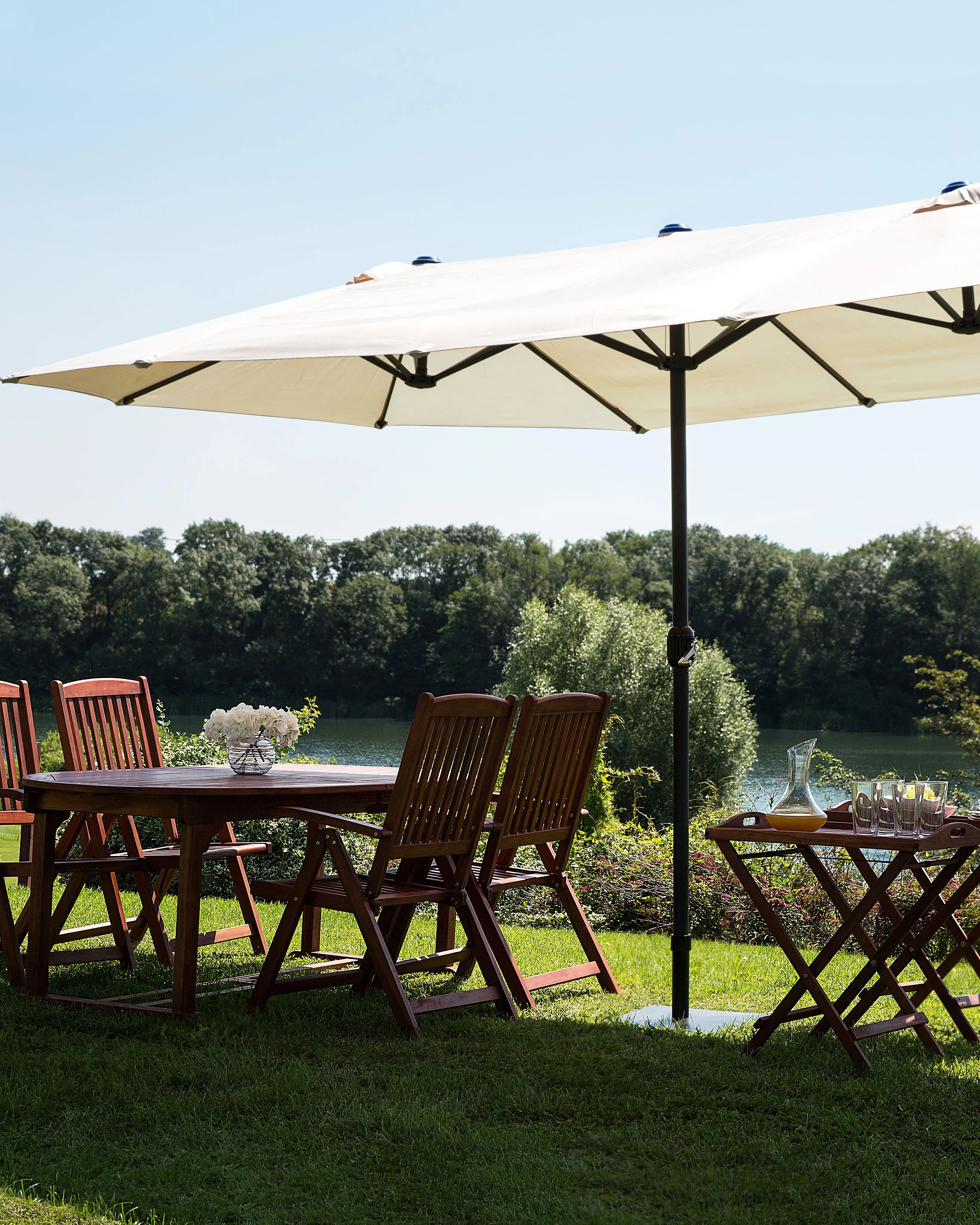 Parasol 460 cm SIBILLA Beige