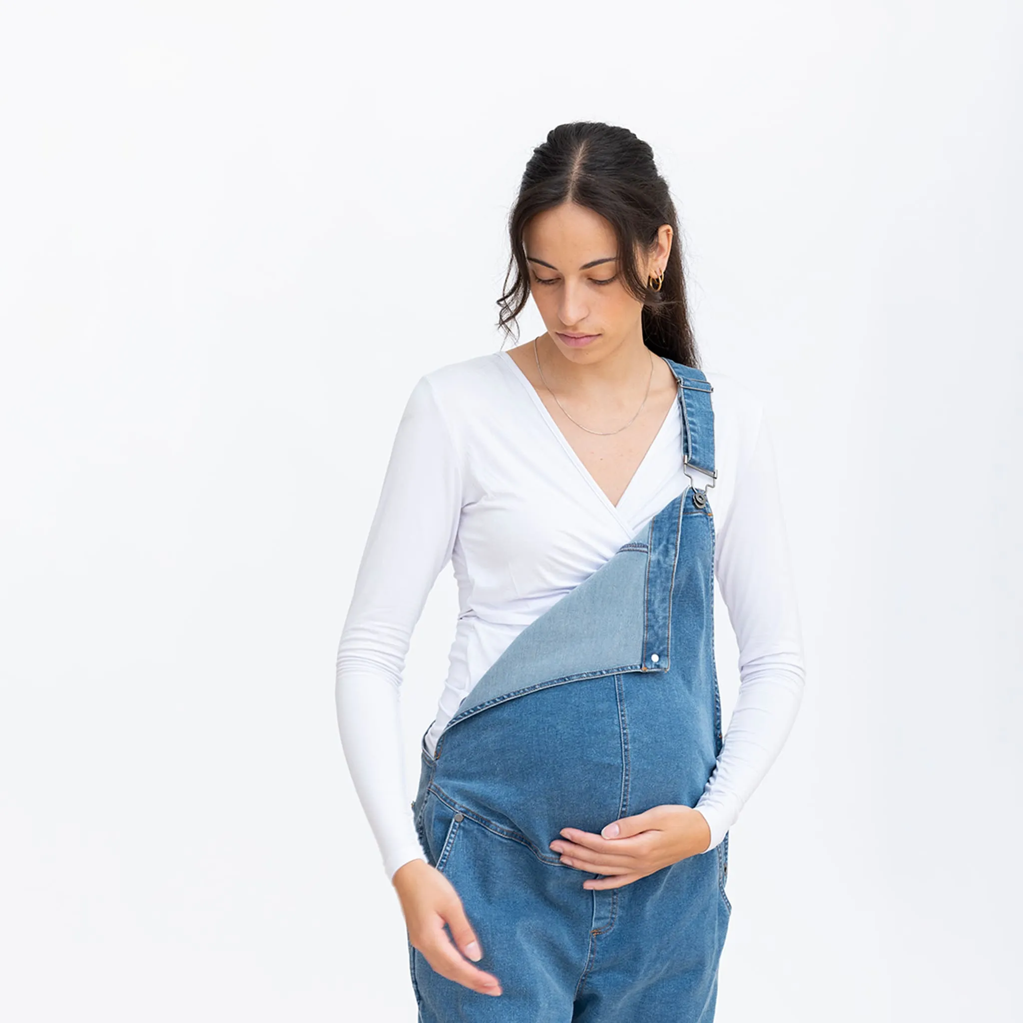 Bella Maternité Salopette Denim