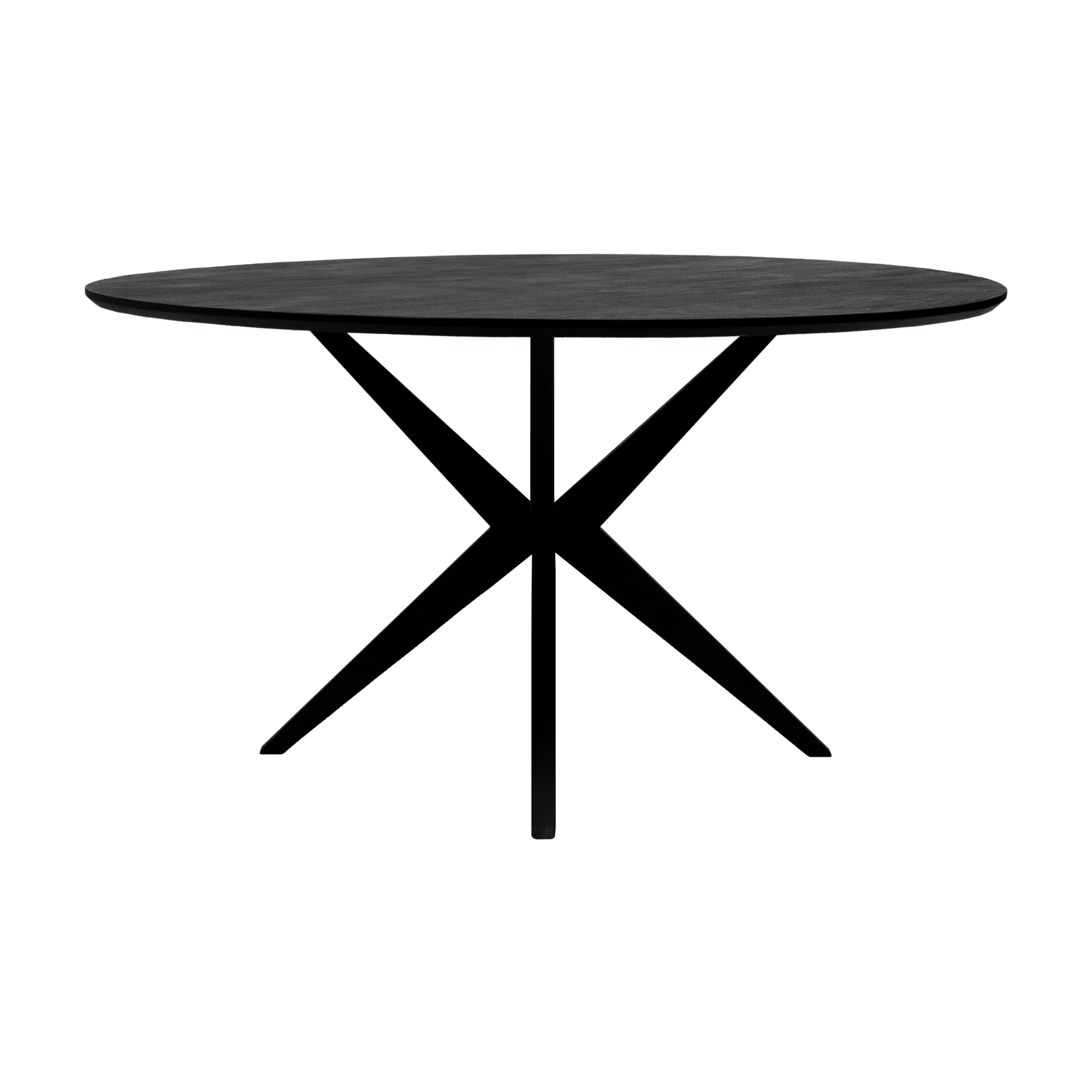 Kick tafel Havard - rond 140cm zwart