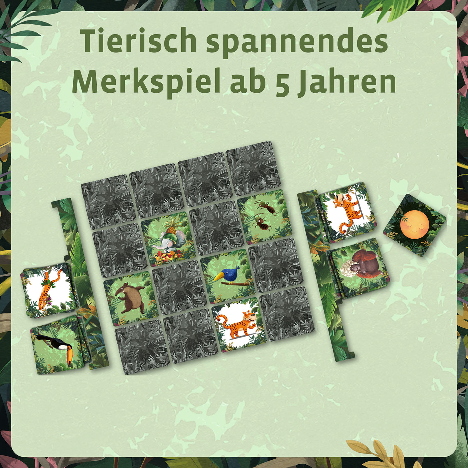 Merkspiel DER ACHTSAME TIGER