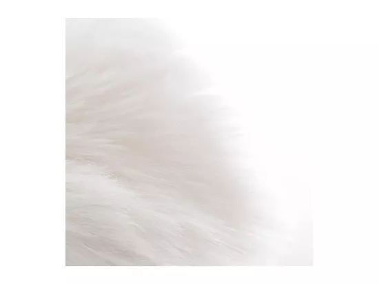 Tapis enfant Fourrure Blanche 90 x 60 cm