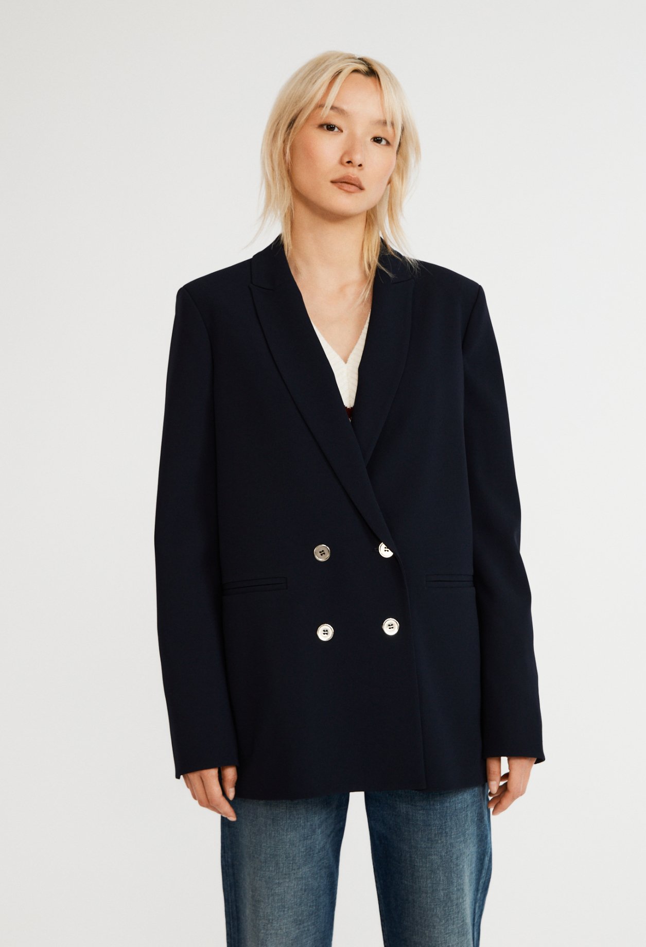 Veste croisee eco-responsable