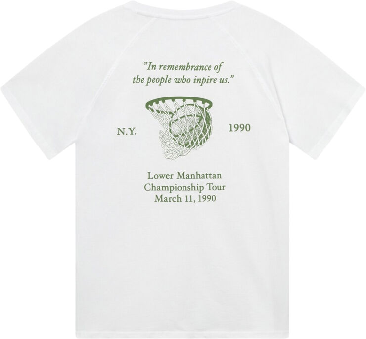 Les Deux Tournament T-Shirt White/vintage green