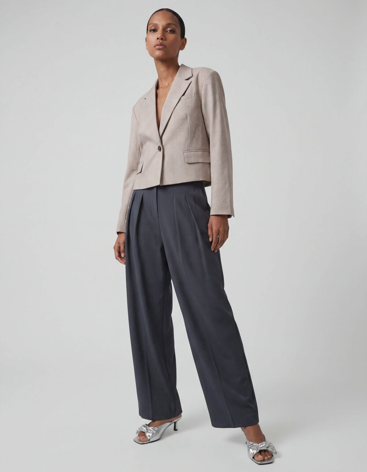 Barrel Fit Jogger Donkerblauw