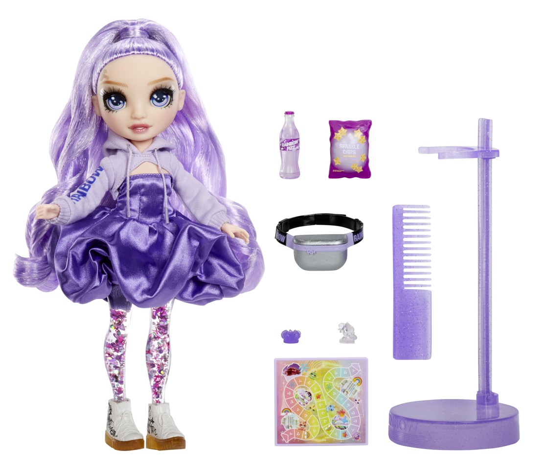 Rainbow High - Sparkle & Shine Fashiondukke - VIOLA (Lilla)