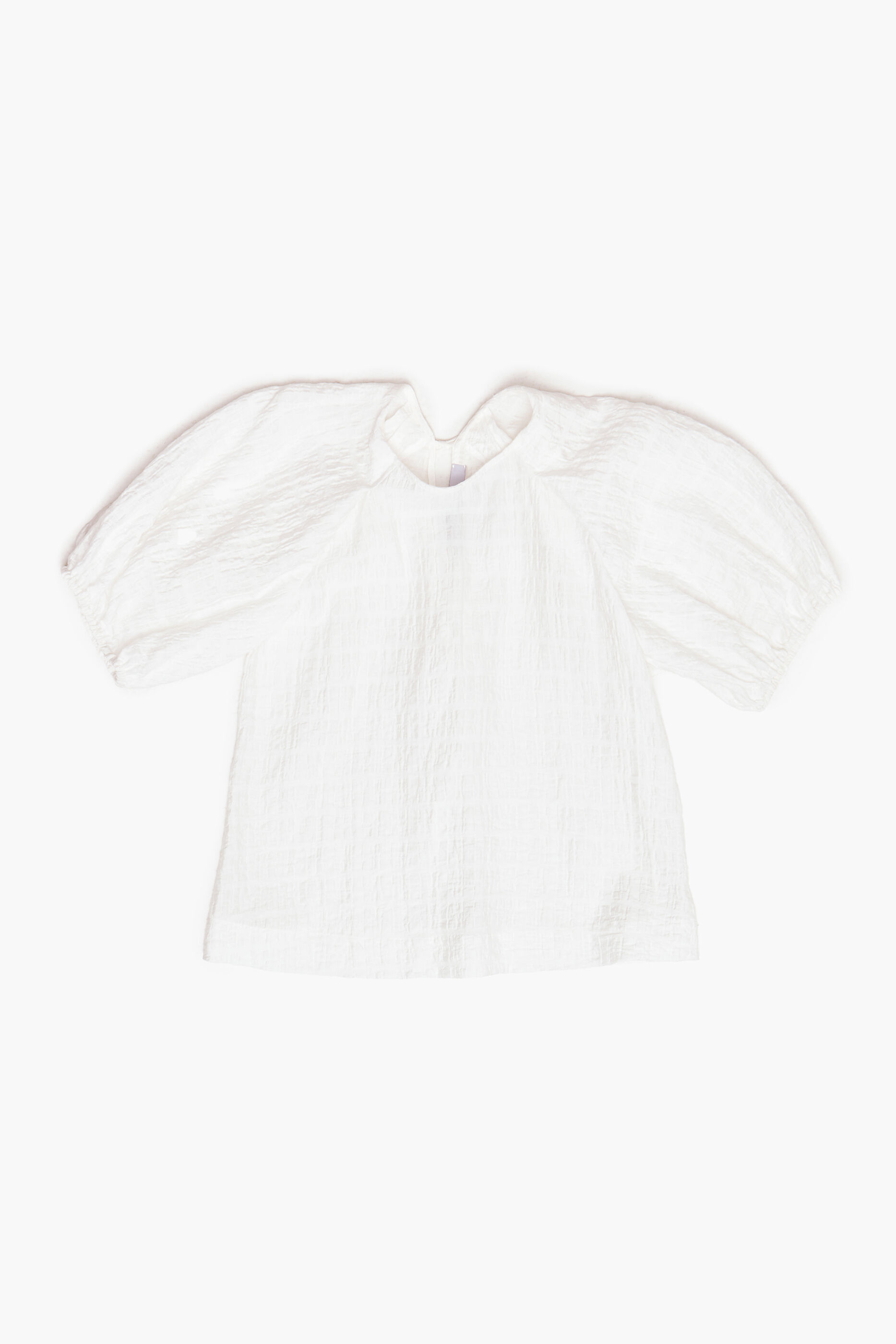 Blusa curta cor marfim