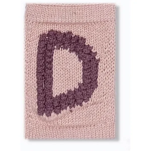 Strikket Bogstav Rose - Smallstuff → Luksusbaby.dk