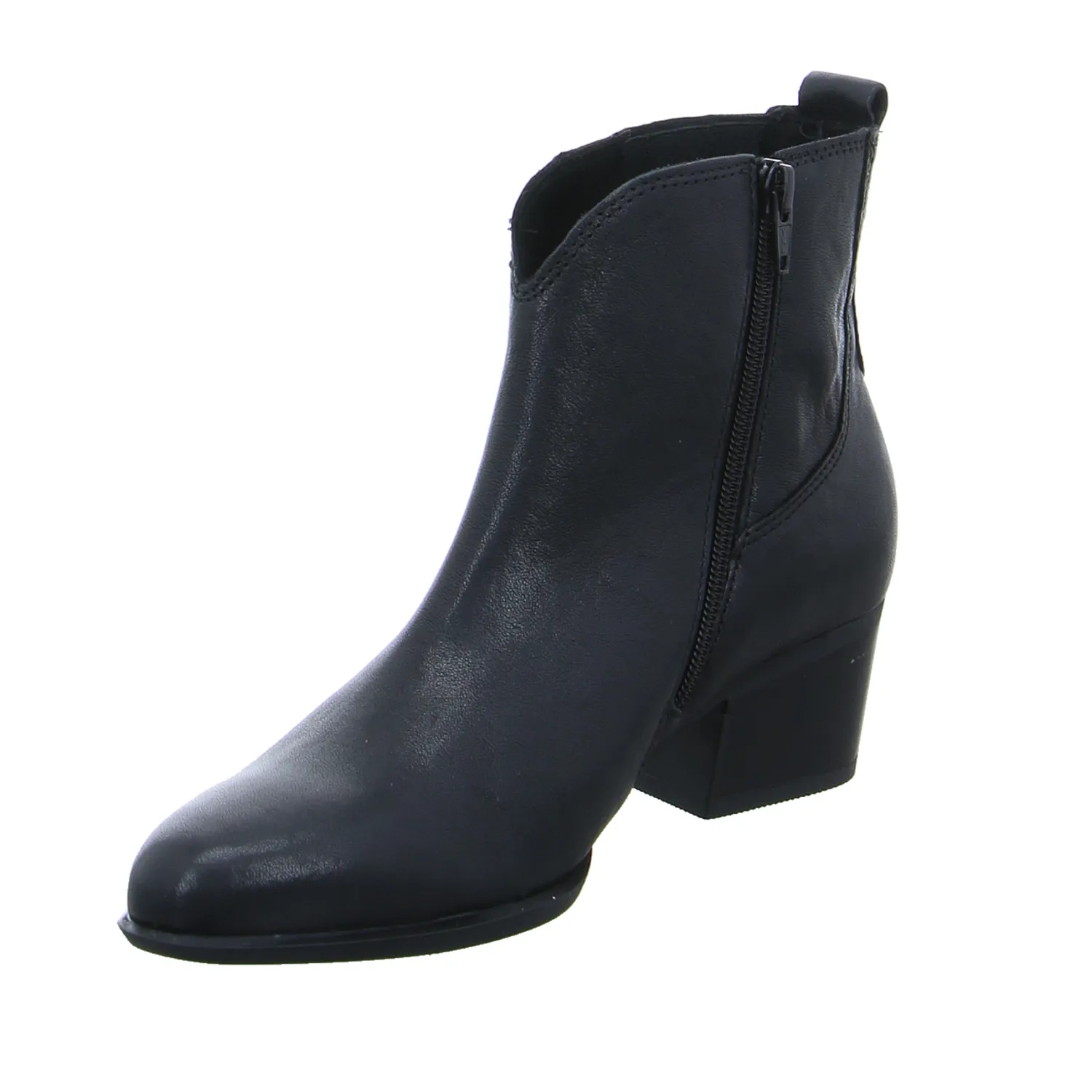 GABOR Stiefelette Schwarz Leder