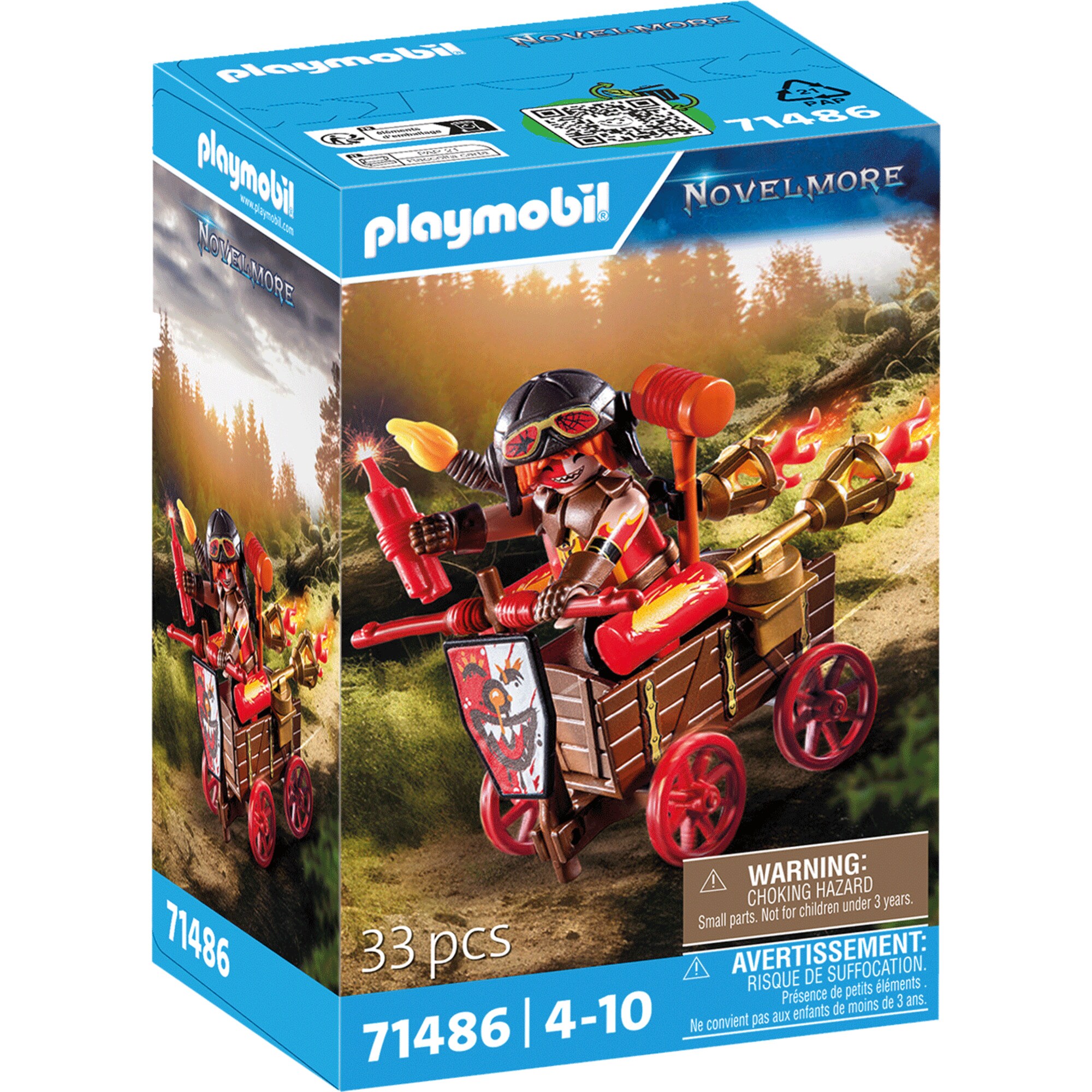 PLAYMOBIL Konstruktionsspielzeug Novelmore Kahbooms Rennwagen