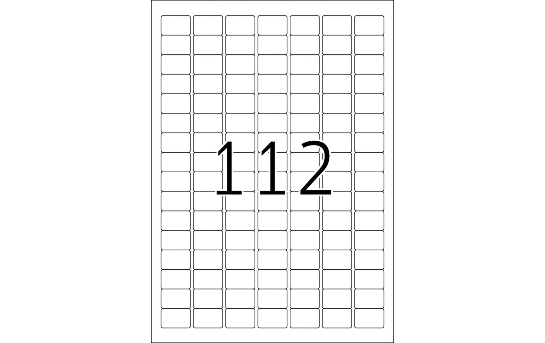 Universal-Etiketten Power 10916 25.4 x 16.9 mmPower-Etiketten