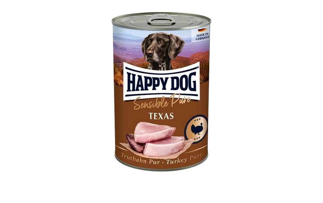 Nassfutter Sensible Pure Texas Truthahn, 400 gAlleinfuttermittel für ausgewachsene Hunde