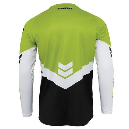Maillot cross Thor SECTOR CHEV BLACK GREEN ENFANT - Noir