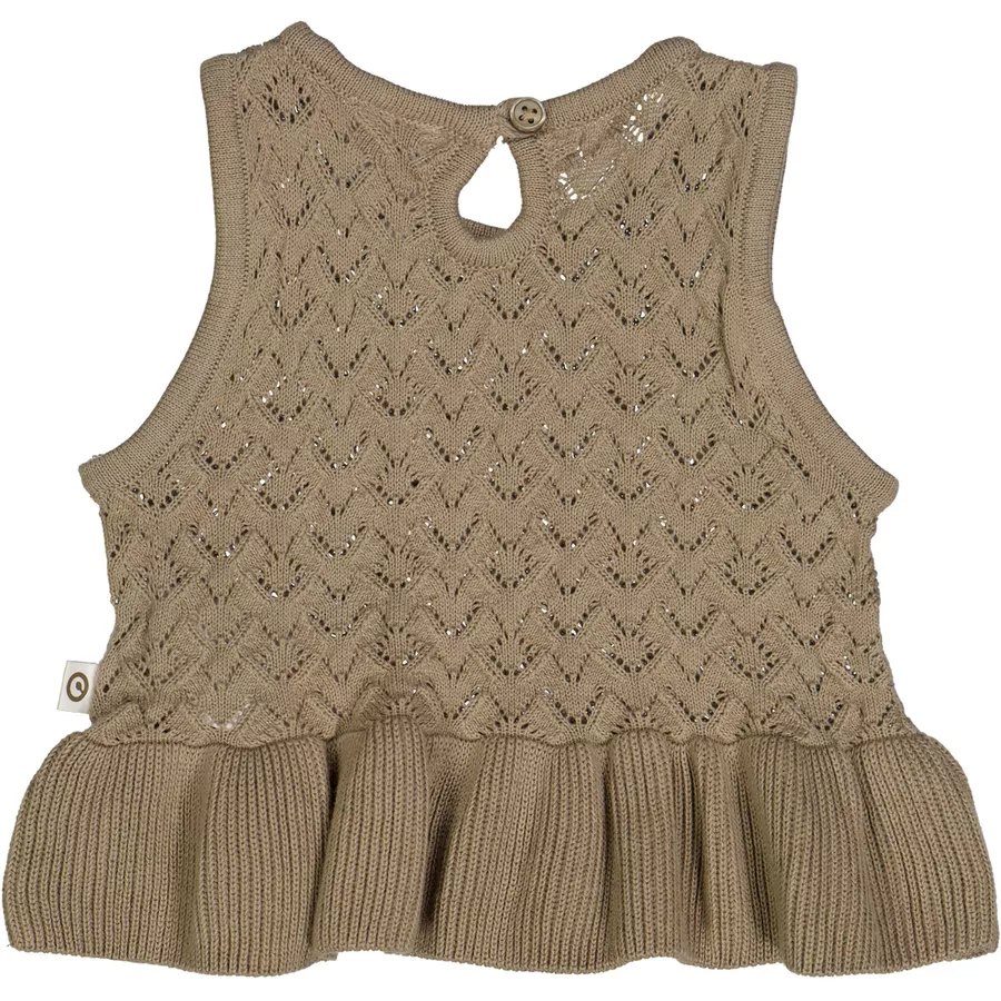 Müsli Babystrickweste Cashew