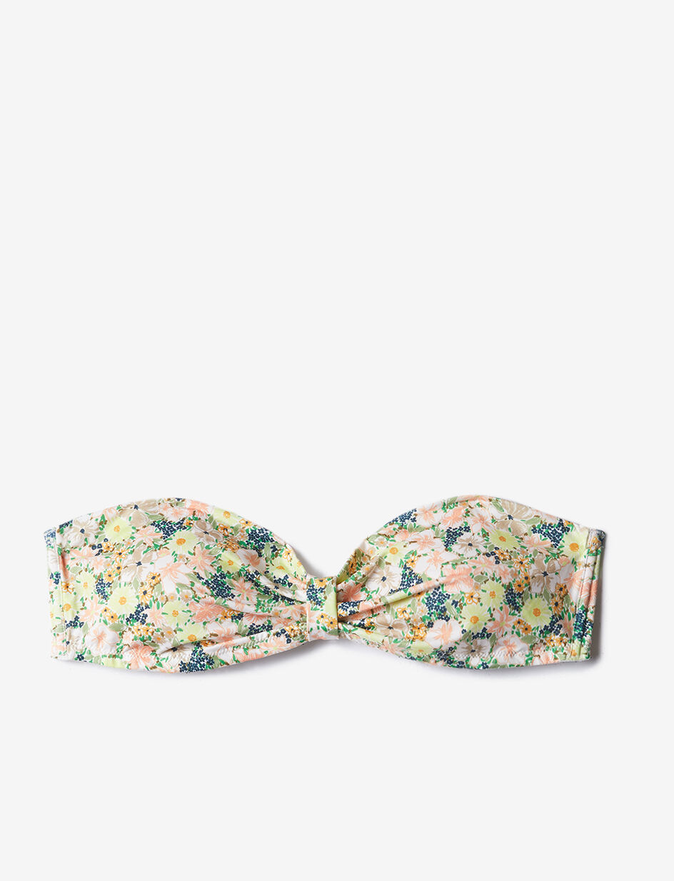 Haut de maillot de bain bandeau sans armatures paddé