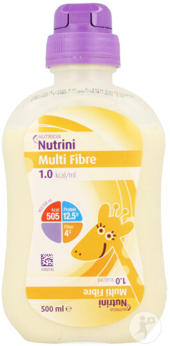 Nutricia Nutrini Multi Fibre Alimentation Complète Par Sonde Bouteille 500ml