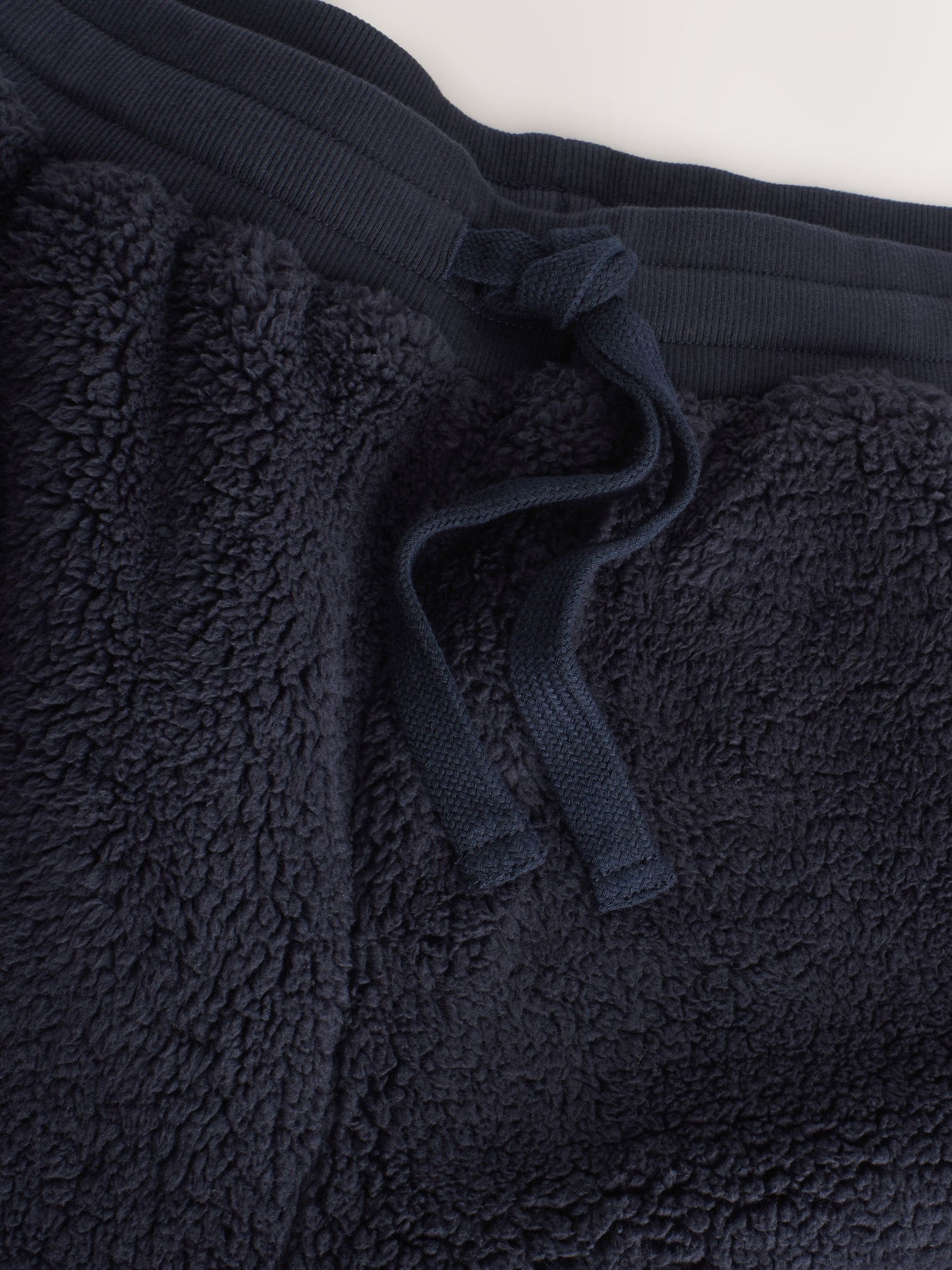 Donkerblauw - Borg Fleece Cuffed Joggers