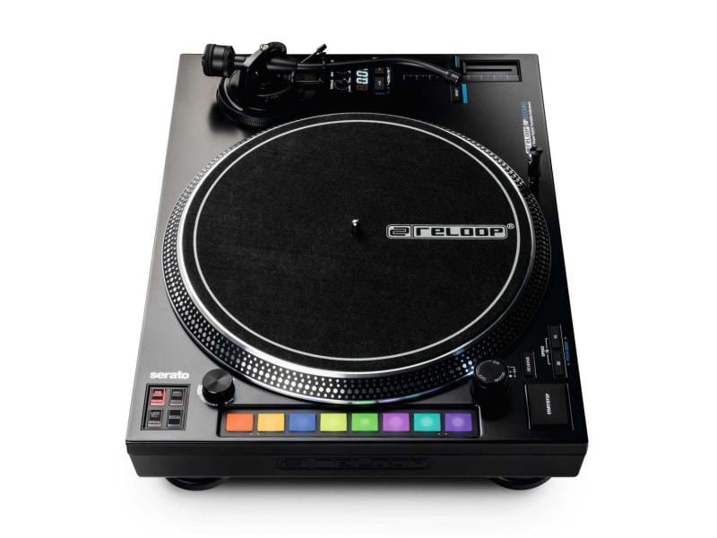 Reloop Plattenspieler RP-8000 MKII Schwarz DJ-Plattenspieler mit nahtloser Integration in Serato DJ Pro
