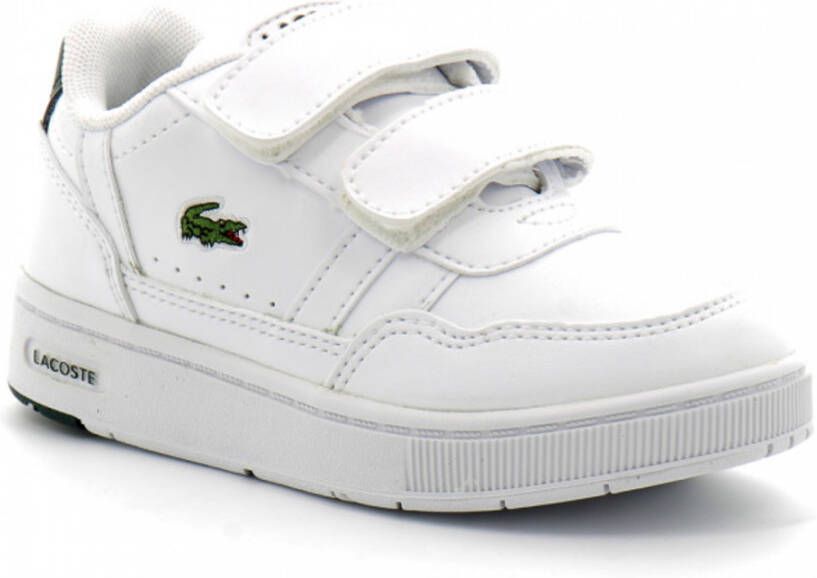 Lacoste T-clip K Lage sneakers Leren Sneaker Jongens Wit