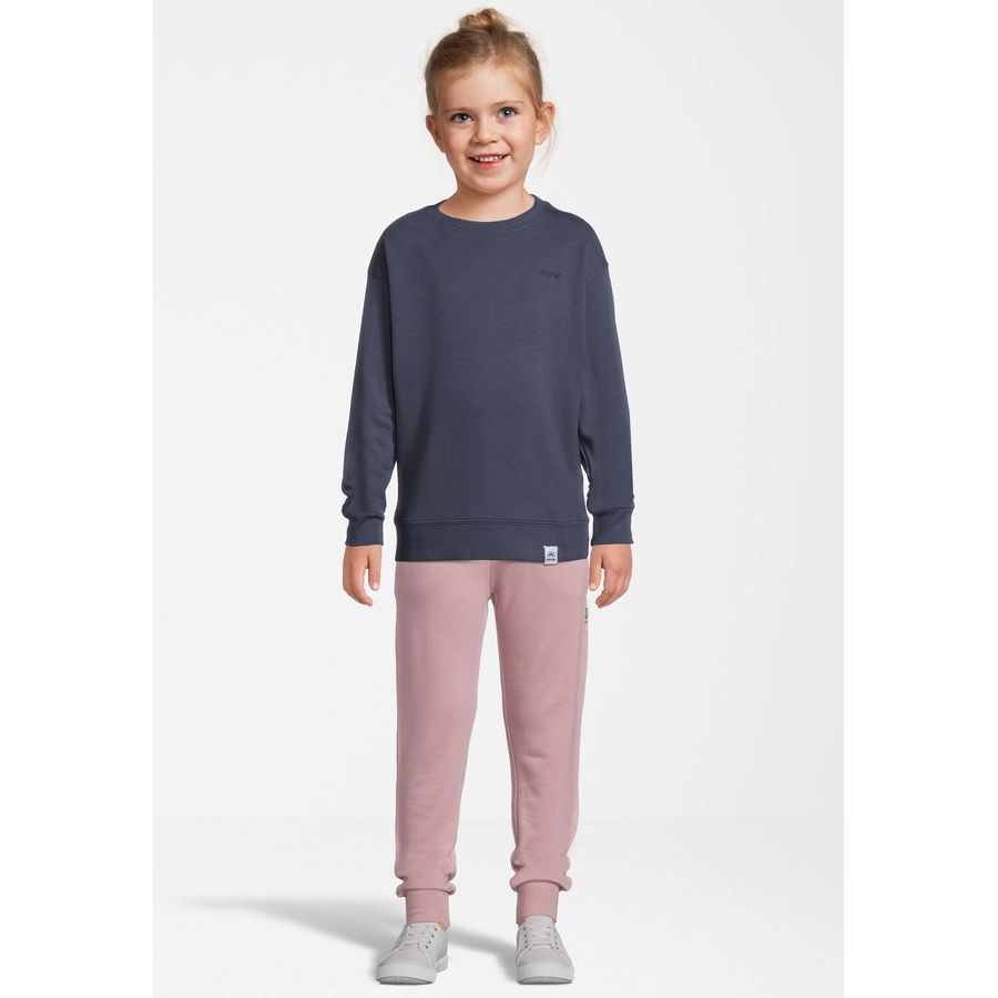 New Life Sweatshirt Crew Neck Pullover Blau