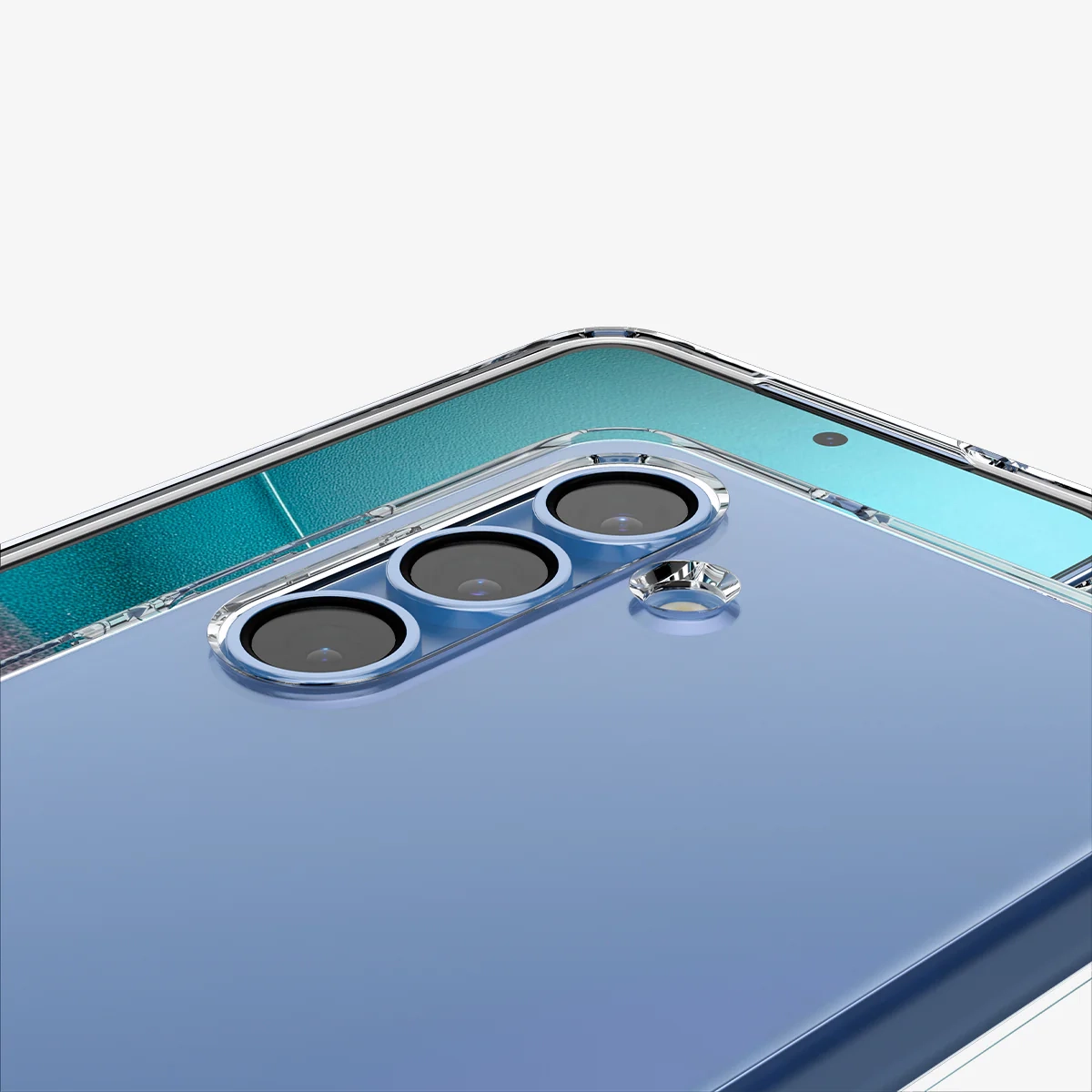 Samsung Galaxy S25  Plus Liquid Crystal Case Gummi Hülle (ACS08974) - Crystal Clear (Transparent)
