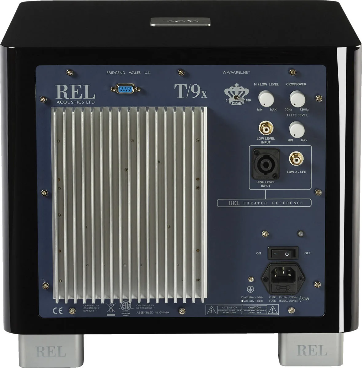 REL Acoustics T/9x Noir Caissons de basses